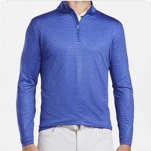 Peter Millar Skulls Blue Quarter Zip - Perfect Condition